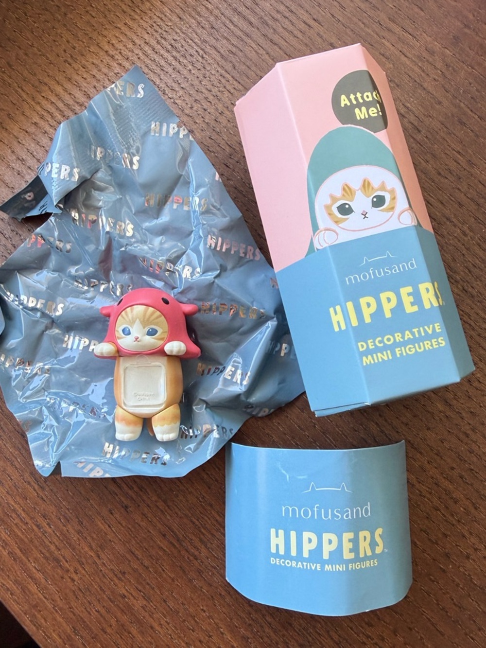 Mofusand Hippers Blind Box Figure Flapjack Octopus Meow